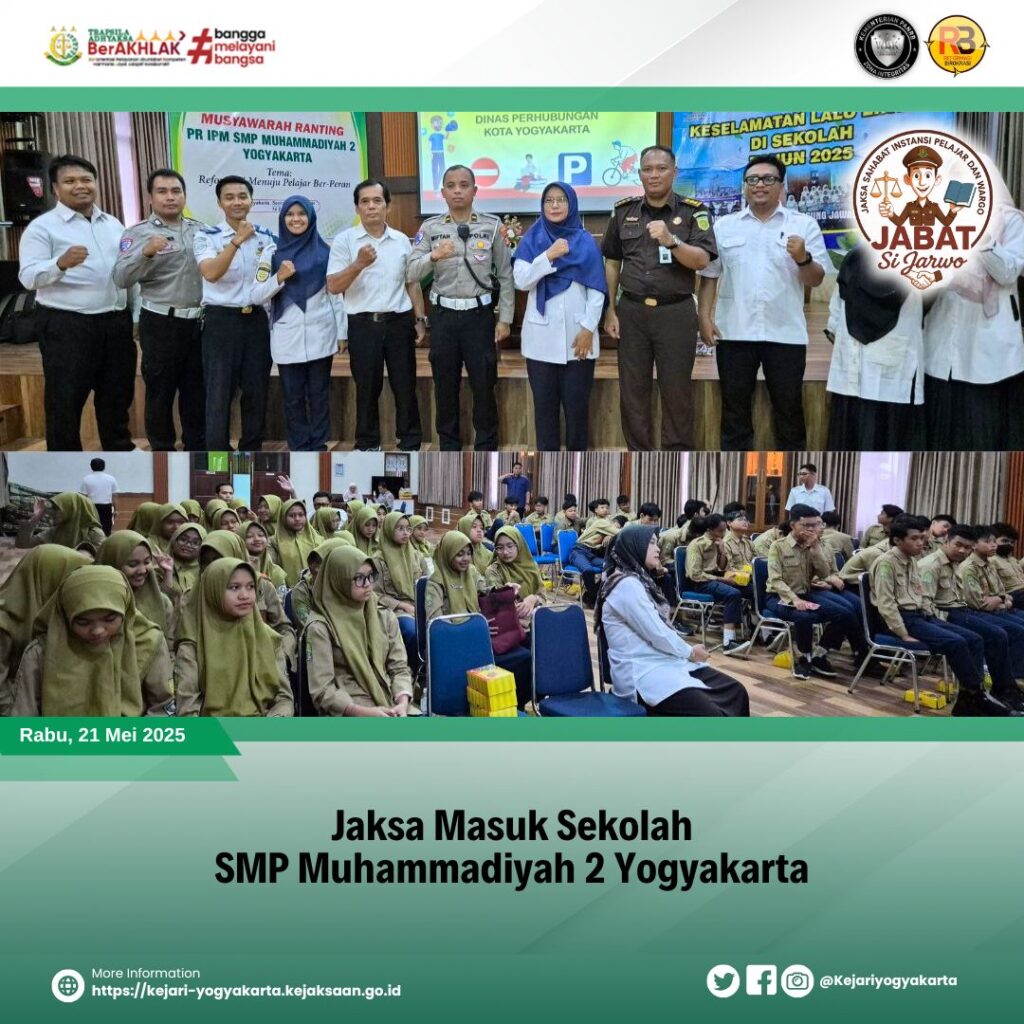 Jaksa Masuk Sekolah SMP Muhammadiyah Yogyakarta Jaksa Masuk Sekolah SMP Muhammadiyah Yogyakarta